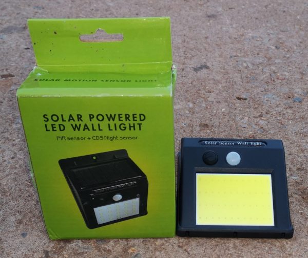 Solar Powered LED Wall Light